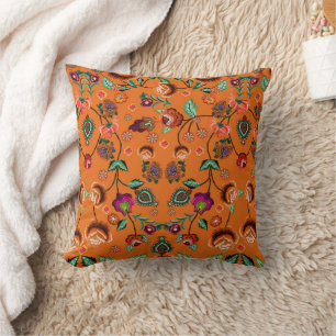 Cojín Decorativo Patrón Floral Japonés