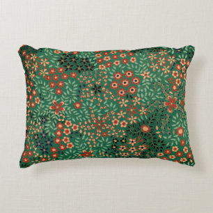 Cojín Decorativo Patrón floral japonés bonito vintage