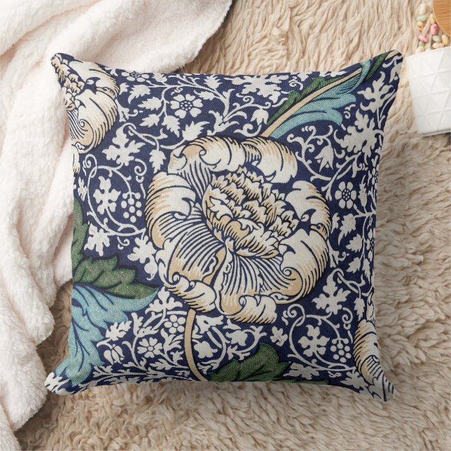 Cojín Decorativo Patrón floral keniata vintage de William Morris (Manta)