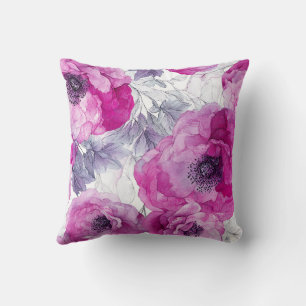 Cojín Decorativo Patrón Floral Moderno Vintage de Flores Hermosas