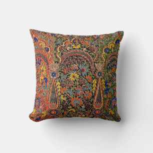 Cojín Decorativo Patrón floral multicolor vintage