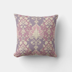 Cojín Decorativo Patrón floral rosa