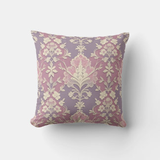 Cojín Decorativo Patrón floral rosa
