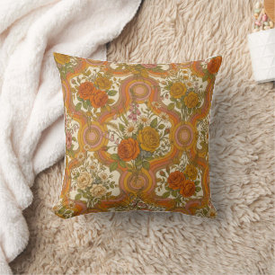Cojín Decorativo Patrón floral sin fisuras Groovy 70 Bohemio cáli