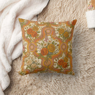 Cojín Decorativo Patrón floral sin fisuras Groovy 70 | Bohemio cáli