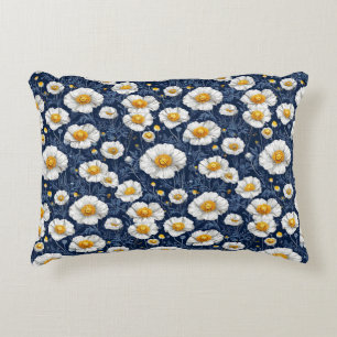 Cojín Decorativo Patrón floral vibrante