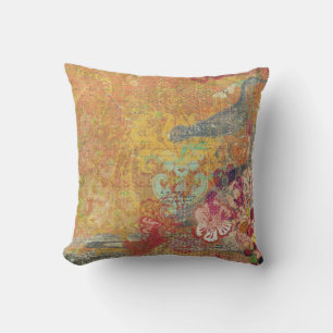 Cojín Decorativo patrón floral vintage