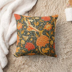 Cojín Decorativo Patrón floral vintage de William Morris Cray