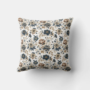 Cojín Decorativo Patrón floral vintage real