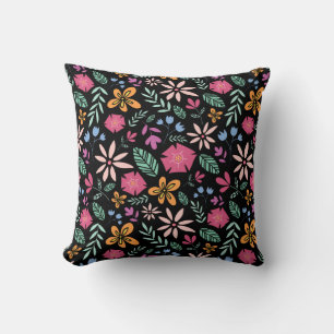 Cojín Decorativo Patrón Floral Y Glamuroso Sin Marea Natural