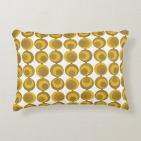 Patrón Geo Retro Mustard Gold Moderno De Mediados 