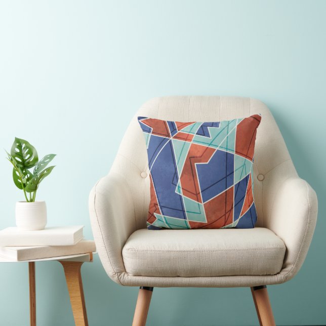 Cojín Decorativo Patrón geométrico (Silla)