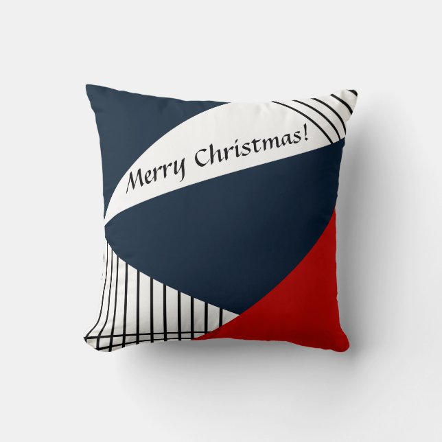 Cojín Decorativo Patrón geométrico abstracto (Anverso)