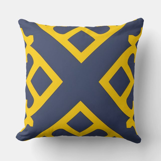 Cojín Decorativo Patrón geométrico abstracto (Anverso)