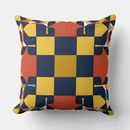 Cojín Decorativo Patrón geométrico abstracto con flechas