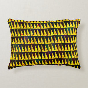 Cojín Decorativo Patrón geométrico abstracto con triángulos