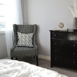 Cojín Decorativo Patrón geométrico abstracto de color beige de ment