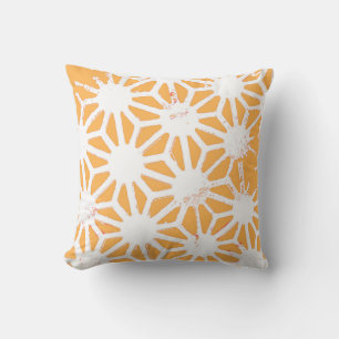 Cojín Decorativo Patrón geométrico amarillo