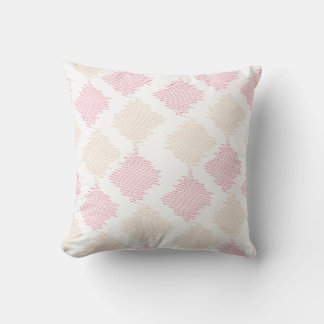 Cojín Decorativo Patrón geométrico de zigzag – Diamante texturizado