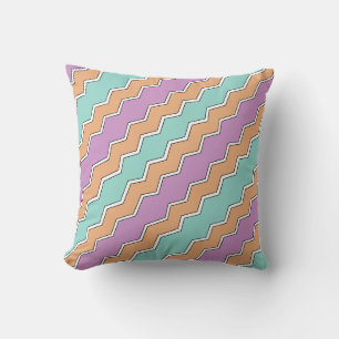 Cojín Decorativo Patrón geométrico en zig-zag