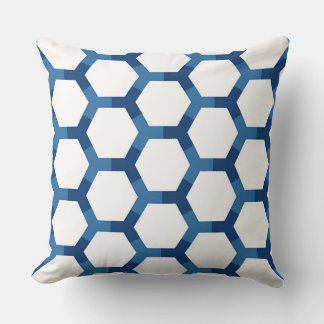 Cojín Decorativo Patrón geométrico hexagonal moderno