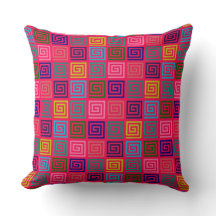 Patrón geométrico moderno Meander colorido