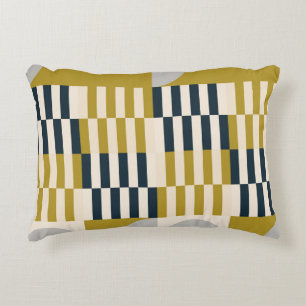 Cojín Decorativo Patrón geométrico moderno, retro escandinavo