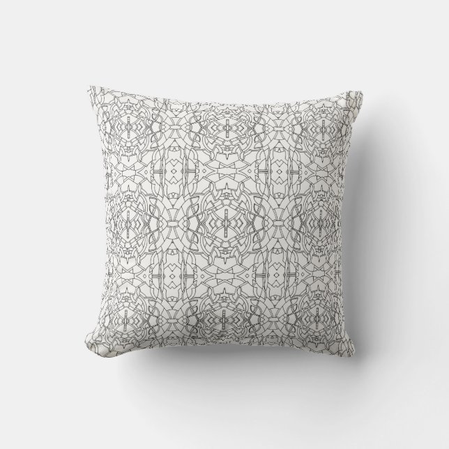 Cojín Decorativo Patrón geométrico ordenado (Anverso)