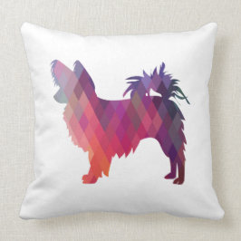 Cojín Decorativo Patrón geométrico papilón Silhouette moderna