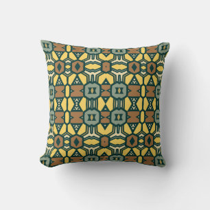 Cojín Decorativo Patrón geométrico retro único, marineros vintage