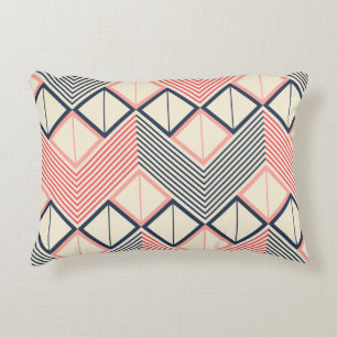 Cojín Decorativo Patrón geométrico sin soldadura de zigzag horizont