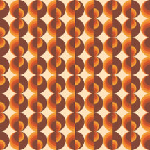 Patrón geométrico vintage de 70