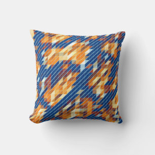 Cojín Decorativo Patrón GUAY amarillo Naranja azul