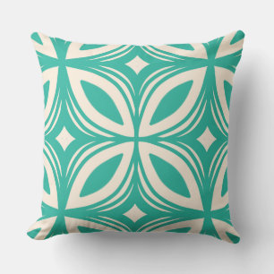 Cojín Decorativo Patrón hawaiano retro 50