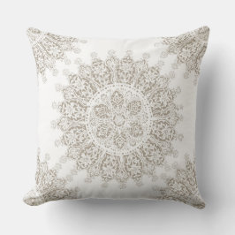 Cojín Decorativo Patrón indio de boho de la moda de Mandala orienta