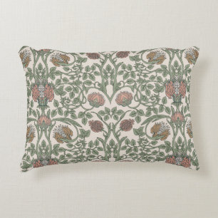 Cojín Decorativo Patrón inoxidable de vintage floral. Vintage enca