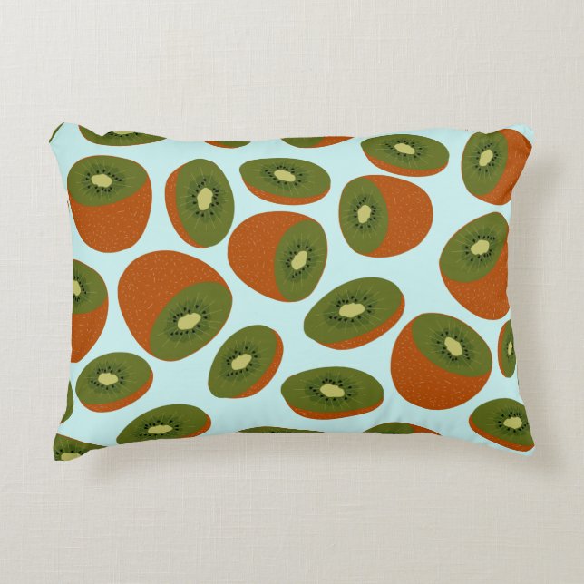 Cojín Decorativo Patrón Kiwifruit (Anverso)