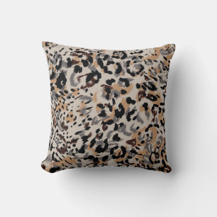 Cojín Decorativo Patrón leopardo, patrón jaguar, piel animal