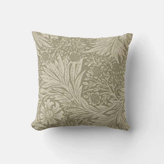 Cojín Decorativo Patrón marigold de William Morris (Anverso)