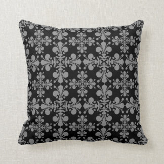 Cojín Decorativo Patrón medieval elegante de Fleur De Lis