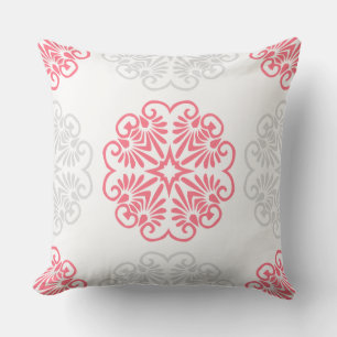 Cojín Decorativo Patrón Melón/Agua Mandala Pilar reversible