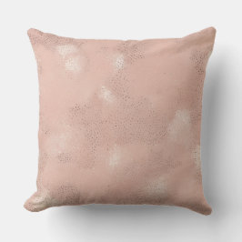 Cojín Decorativo Patrón Minimo Salpicado de Rubor
