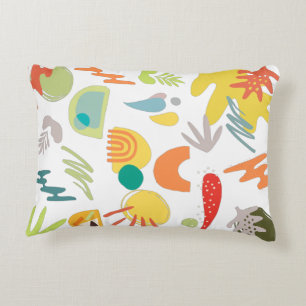 Cojín Decorativo Patrón moderno colorido abstracto moda moda linda 