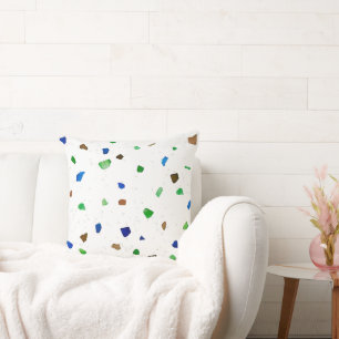 Cojín Decorativo Patrón moderno de Cristal Terrazzo