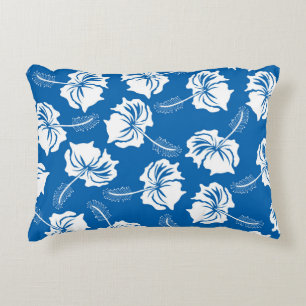 Cojín Decorativo Patrón moderno de Ilustracion de flores hibiscus b
