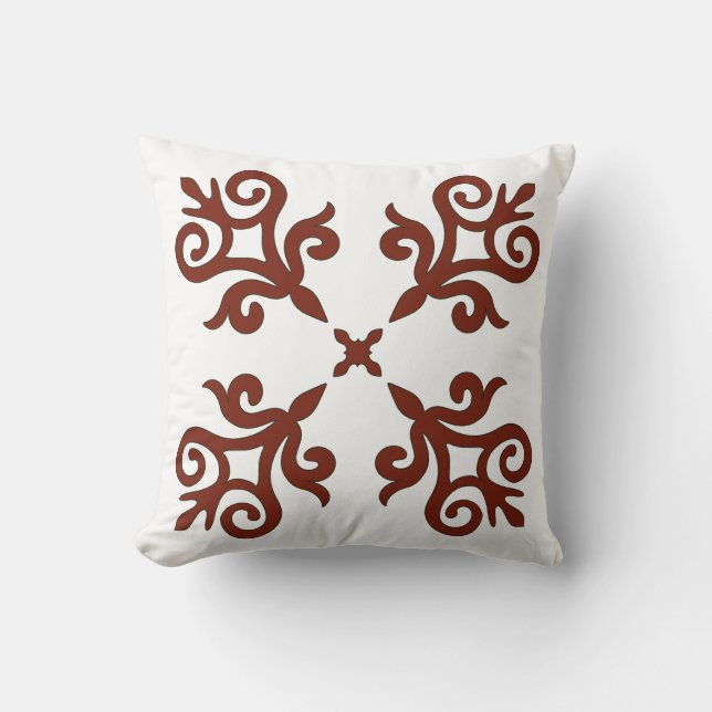 Cojín Decorativo Patrón moderno kazajo (Anverso)