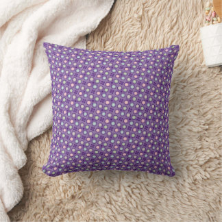 Cojín Decorativo Patrón moderno Purple Pastel Reversible