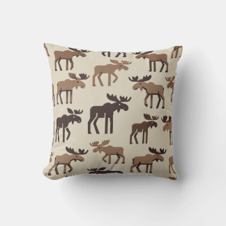Cojín Decorativo Patrón Moose estilizado - Minimalista inspirado en