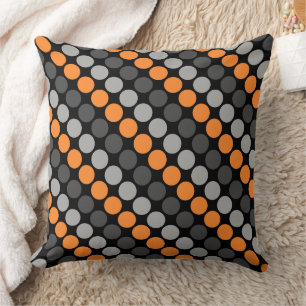 Cojín Decorativo Patrón multicolor Retro Sesenta puntos de polka gr