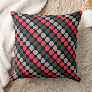 Cojín Decorativo Patrón multicolor Retro Sesenta puntos de polka gr